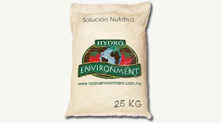 Costal de 25 kgs de Solucion Nutritiva para Hortalizas. Rinde para 16,667 litros (tasa 0%).